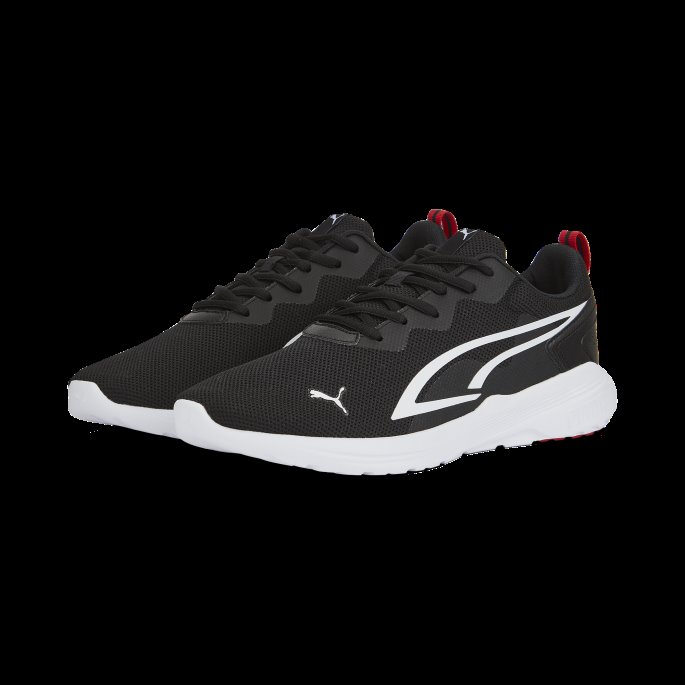 Svart-hvit Puma På Salg Hele Dagen Aktive Joggesko