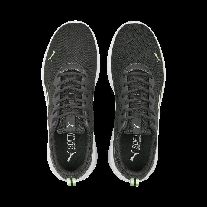 Puma På Salg Hele Dagen Aktive Joggesko Skygge Grå-fizzy Lime-svart