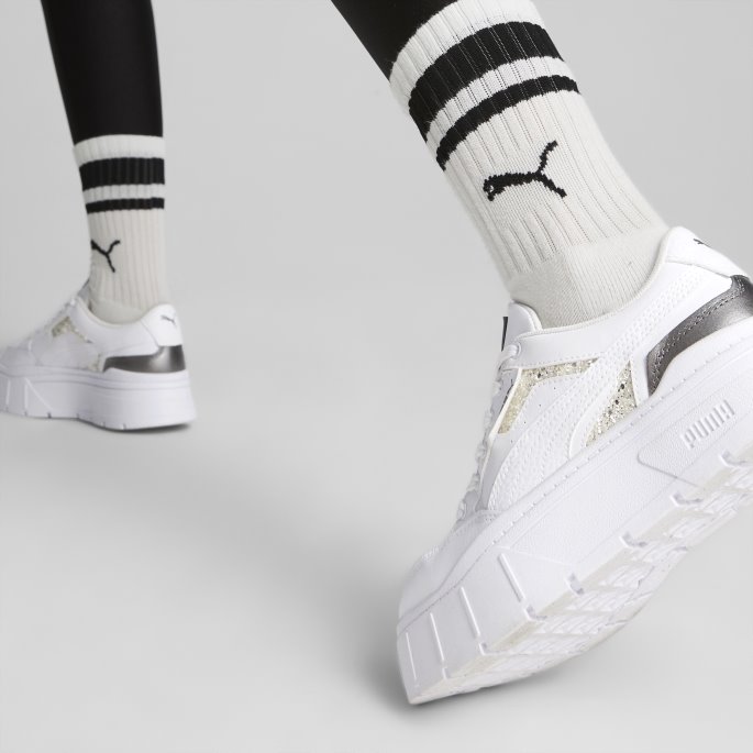 Mayze Stack Sq Joggesko Dame Puma På Tilbud Hvit