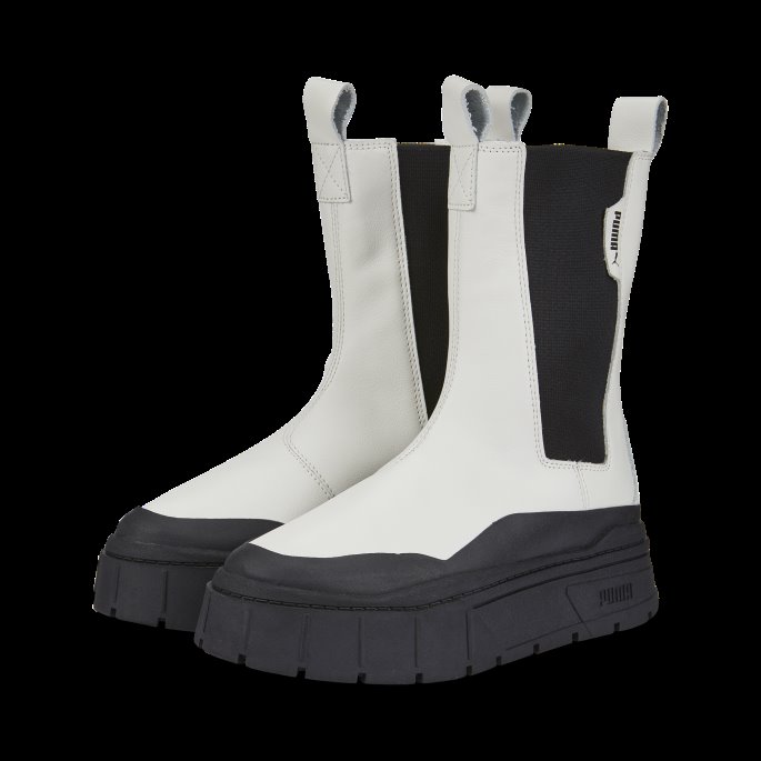 Vaporous Grå Mayze Stack Chelsea Boot Dame Puma På Tilbud