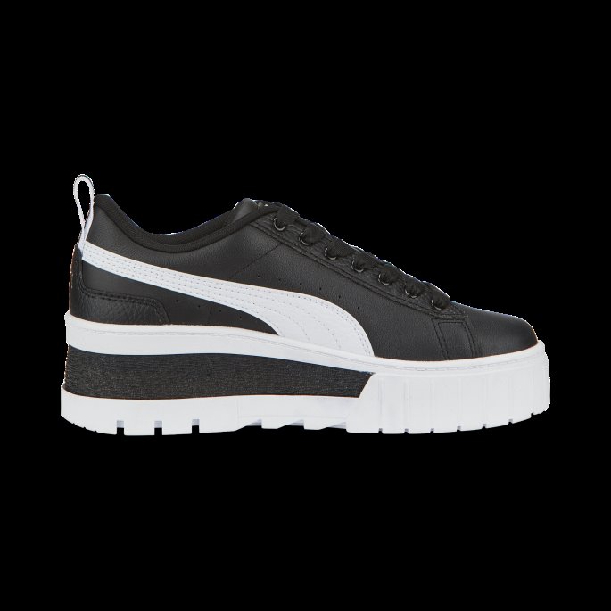 Sort-hvit Mayze Wedge Joggesko Dame Puma På Tilbud