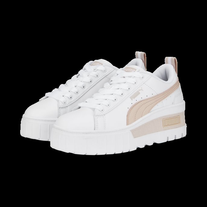 Hvit-rose Kvarts Puma På Tilbud Mayze Wedge Joggesko Kvinner