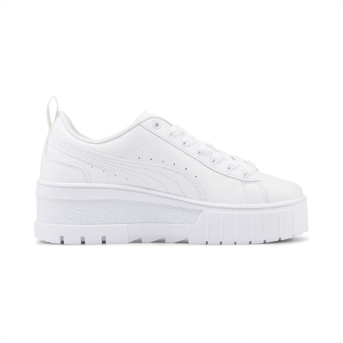 Mayze Wedge Joggesko Dame Puma På Tilbud Hvit