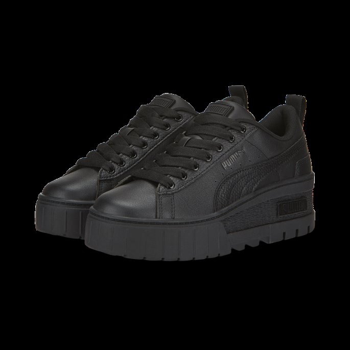 Sort Puma På Tilbud Mayze Wedge Joggesko Dame
