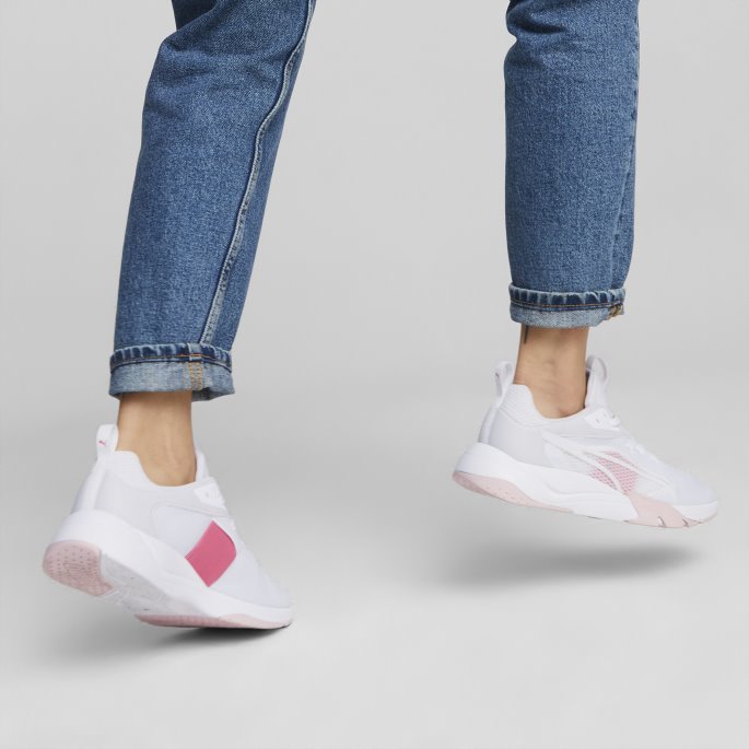 Zora Joggesko Kvinner Hvit-solnedgang Rosa-kritt Rosa Puma På Salg
