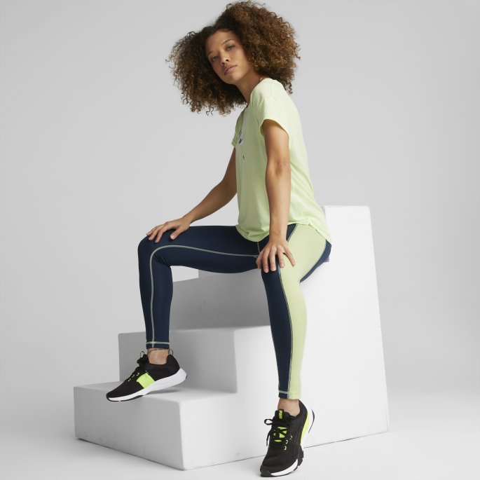 Zora Joggesko Kvinner Puma På Tilbud Svart-svart-lime Squeeze