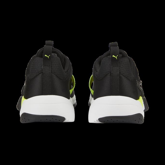 Puma På Tilbud Zora Joggesko Dame Svart-svart-lime Squeeze