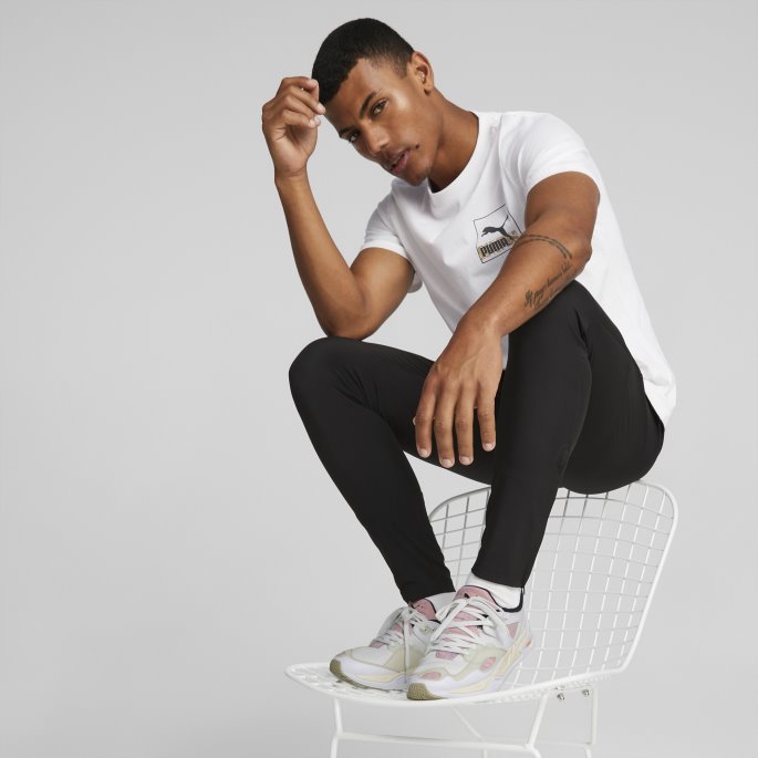Hvit-dampende Grå Puma På Tilbud Trc Blaze Re:collection Joggesko