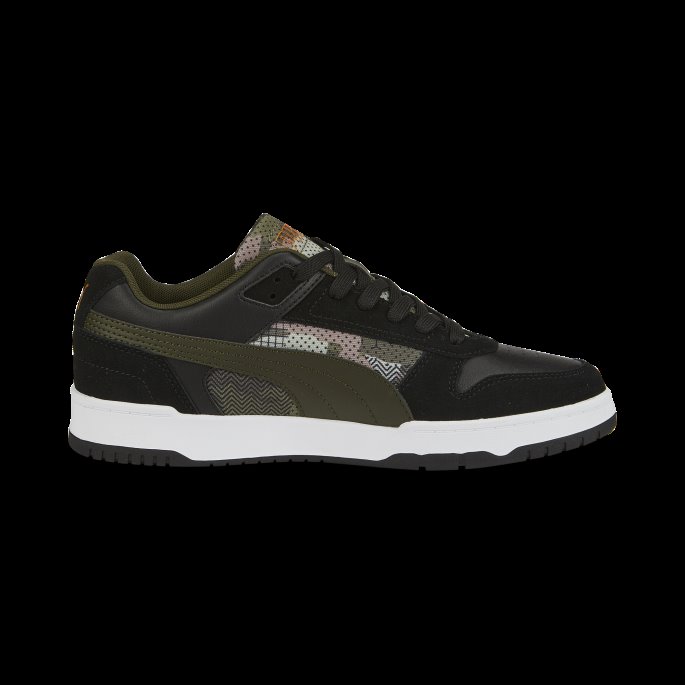 Rbd Game Low Sashiko Joggesko Svart-oliven-oransje Puma På Tilbud