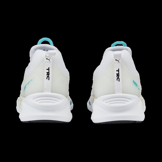 Hvit-dyp Aqua Puma På Tilbud Trc Blaze Støpte Joggesko