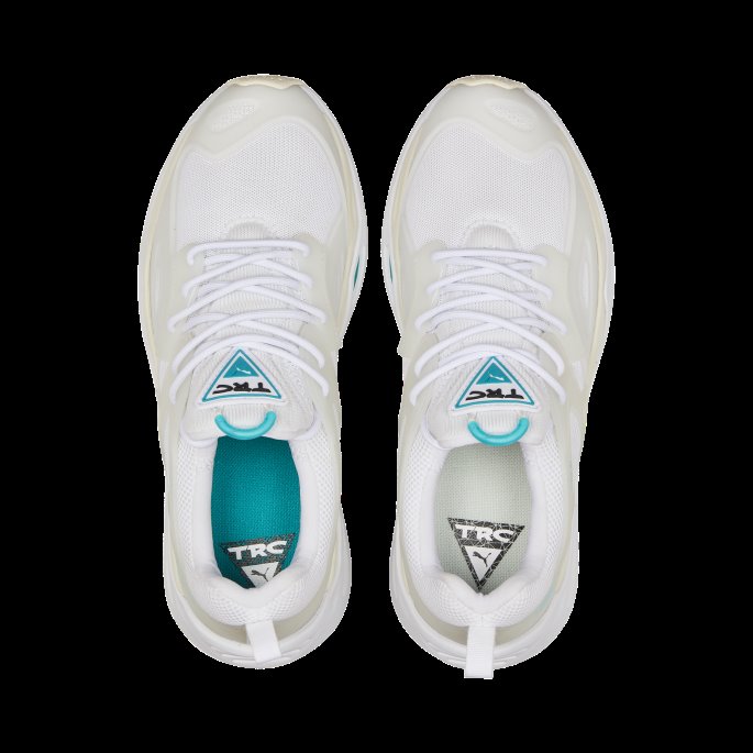 Hvit-dyp Aqua Puma På Tilbud Trc Blaze Støpte Joggesko