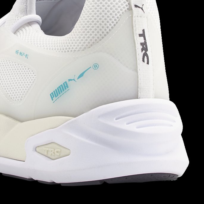 Hvit-dyp Aqua Puma På Tilbud Trc Blaze Støpte Joggesko