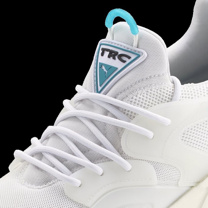 Puma På Tilbud Hvit-dyp Aqua Trc Blaze Støpte Joggesko