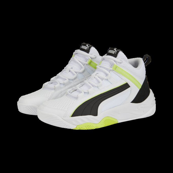 Rebound Future Evo Core Joggesko Hvit-svart-lys Lime Puma På Salg