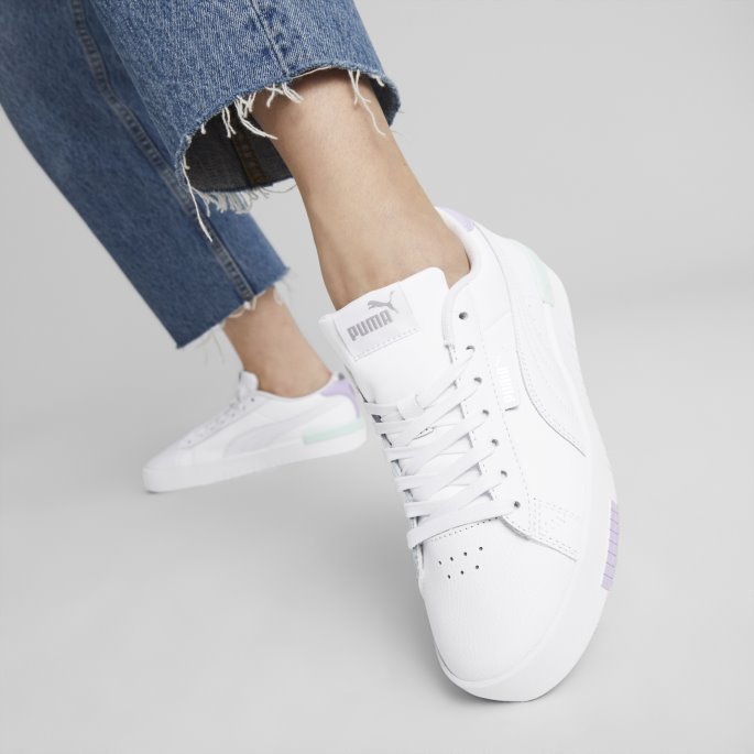 Hvit-levende Fiolett-mint Puma På Tilbud Jada Fornye Joggesko Kvinner