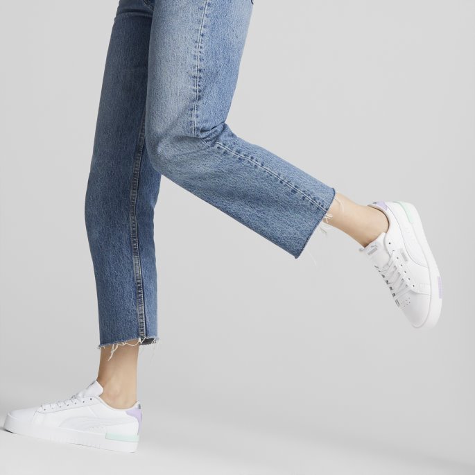 Hvit-levende Fiolett-mint Puma På Tilbud Jada Fornye Joggesko Kvinner
