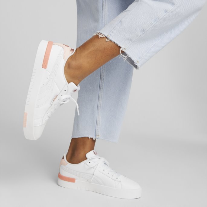 Jada Fornye Joggesko Kvinner Puma På Tilbud Hvit-rose Dust-copper Rose