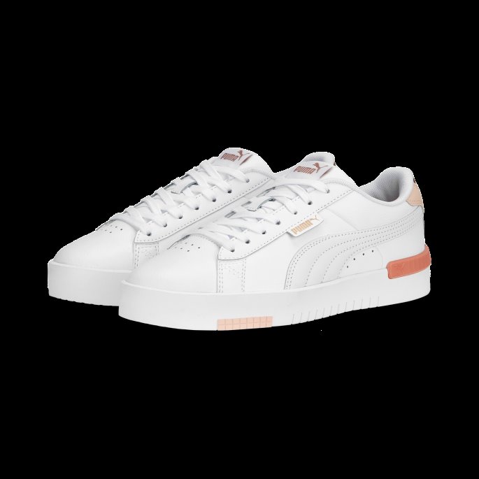 Jada Fornye Joggesko Kvinner Puma På Tilbud Hvit-rose Dust-copper Rose