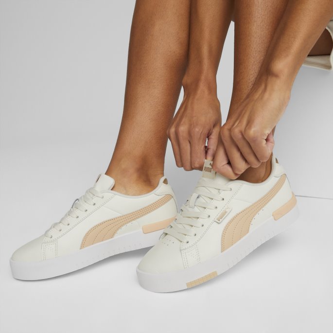 Varm Hvit-cashew-gull Puma På Tilbud Jada Fornye Joggesko Kvinner