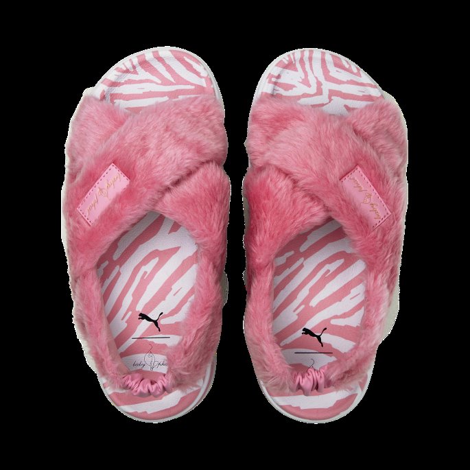Puma På Tilbud X Baby Phat Mayze Sandal Prisme Rosa-hvit-team Gull