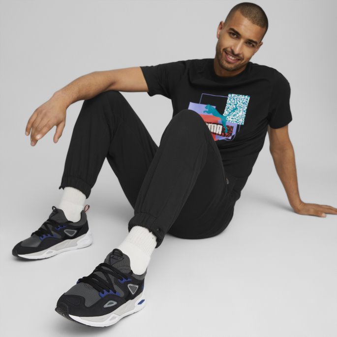 Black-harbor Mist Puma På Tilbud Trc Blaze Ivy League Joggesko