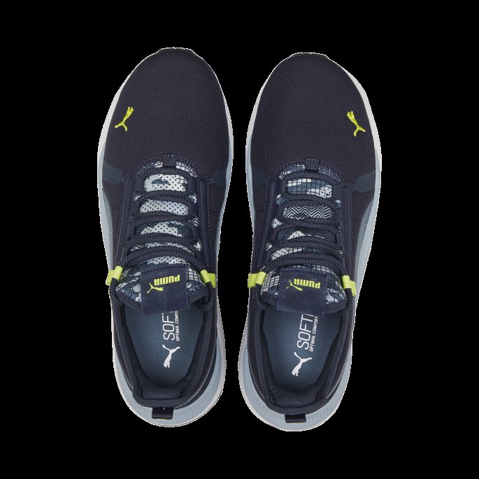 Puma På Tilbud Pacer Future Street Sashiko Joggesko Parisian Night-night Sky-lime