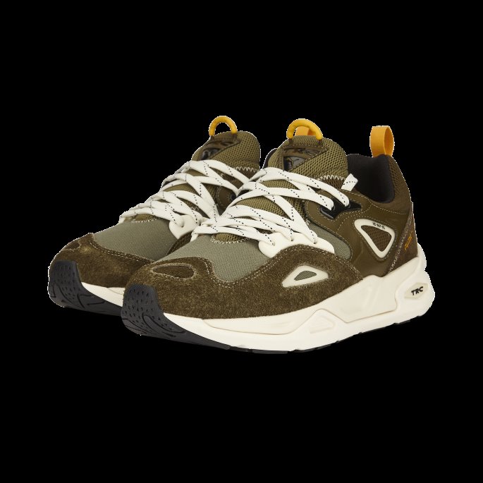 Puma På Tilbud Brente Olivendype Oliven Trc Blaze Safari Joggesko