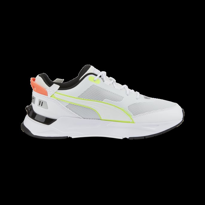 Puma På Tilbud Hvit-lime Squeeze Mirage Sport Tech Laser Tag Joggesko