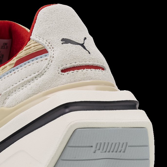 Puma På Tilbud Vaporous Grå-lys Sand Kosmo Rider Retrograd Dame Joggesko