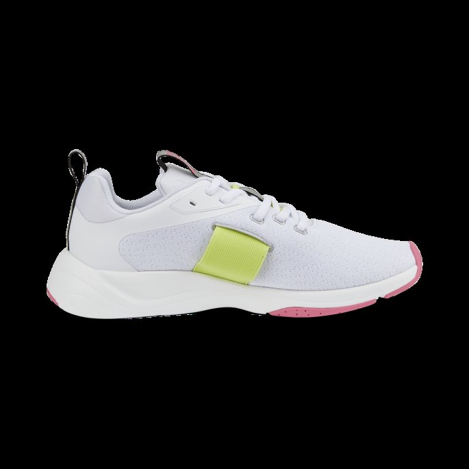 Zora In Motion Dame Joggesko Puma På Tilbud Hvit-solnedgang Rosa-lys Lime