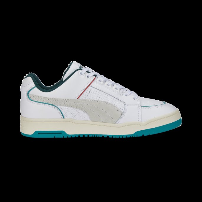 Puma På Tilbud Slipstream Lo Retro Sum Joggesko Hvit-dyp Aqua