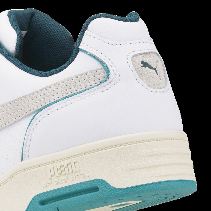 Puma På Tilbud Slipstream Lo Retro Sum Joggesko Hvit-dyp Aqua