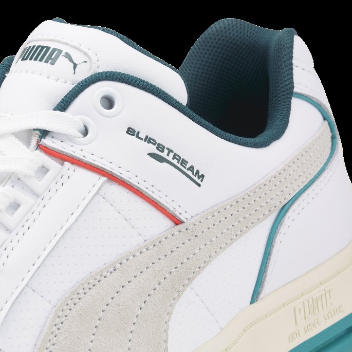 Puma På Tilbud Slipstream Lo Retro Sum Joggesko Hvit-dyp Aqua