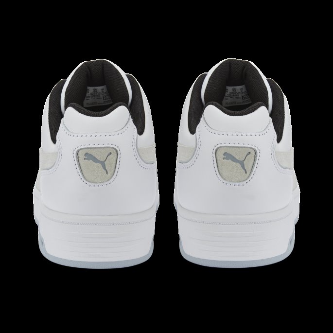 Puma På Tilbud Hvit-platina Grå Slipstream Lo Retro Sum Sneakers