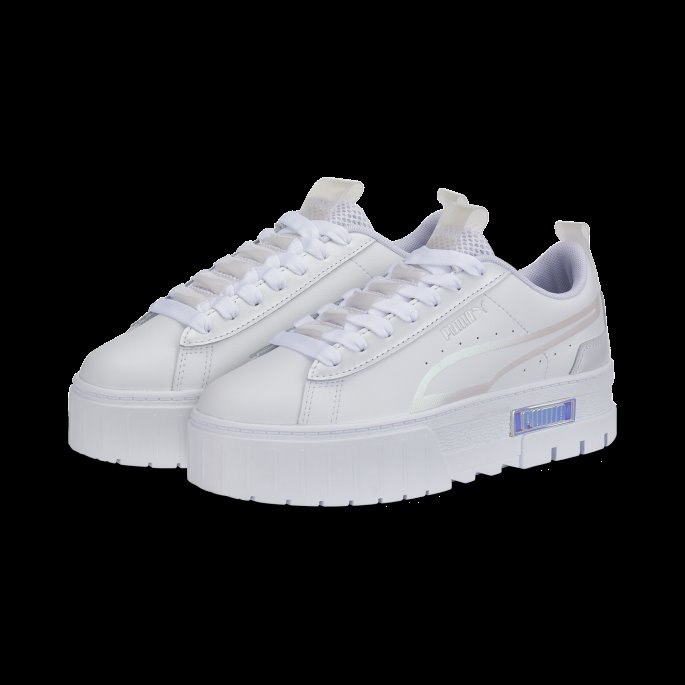 Puma På Tilbud Hvit Mayze Strap Girl Zone Sneakers Dame