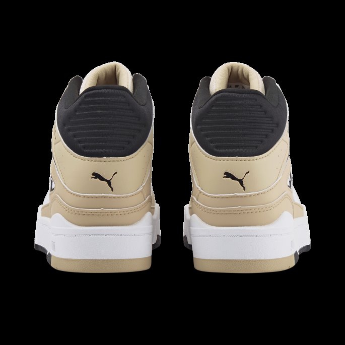 Slipstream Mid Sneakers Kvinner Hvit-lys Sand-svart Puma På Tilbud