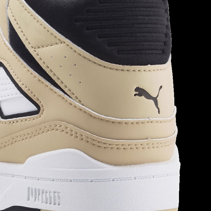 Slipstream Mid Sneakers Kvinner Hvit-lys Sand-svart Puma På Tilbud