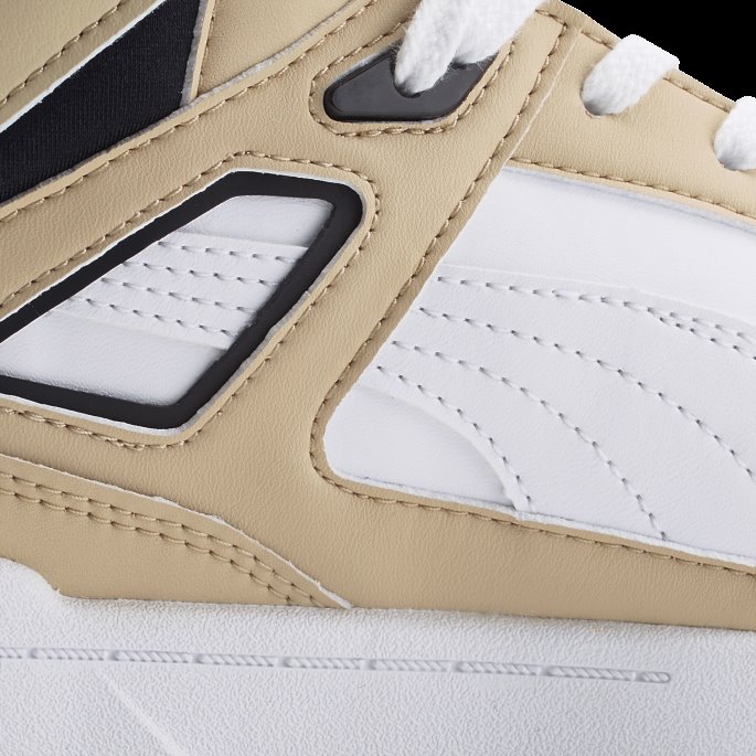 Slipstream Mid Sneakers Kvinner Hvit-lys Sand-svart Puma På Tilbud