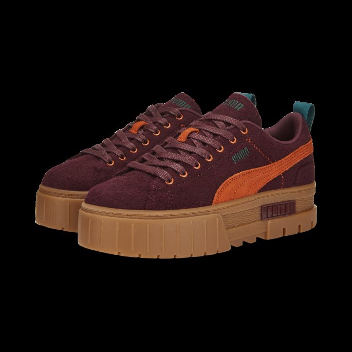Aubergine Mayze Wooly Dame Joggesko Puma På Tilbud