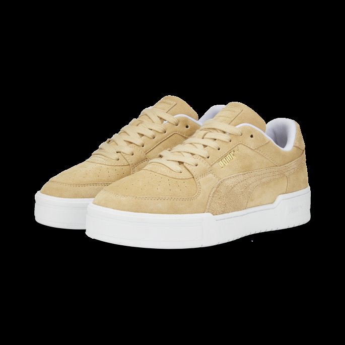 Puma På Tilbud Ca Pro Suede Mix Joggesko Lyse Sandhvite