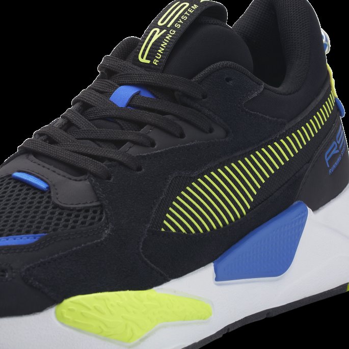 Rs-z Reinvention Joggesko Puma På Tilbud Svart-lime Squeeze