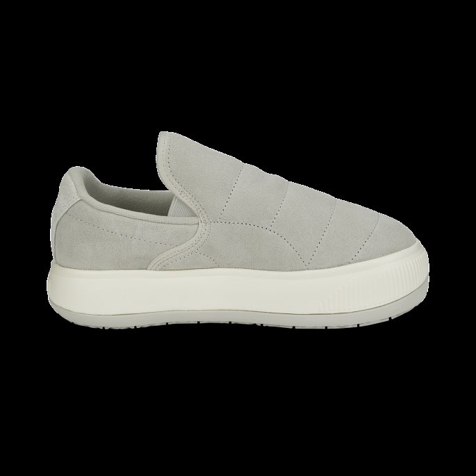 Puma På Tilbud Grå Fiolett-marshmallow Semsket Skinn Mayu Slip-on First Sense Joggesko For Kvinner