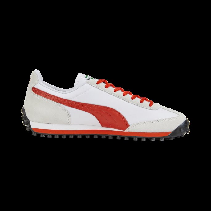 Hvit-rød Puma På Tilbud Rocket Joggesko