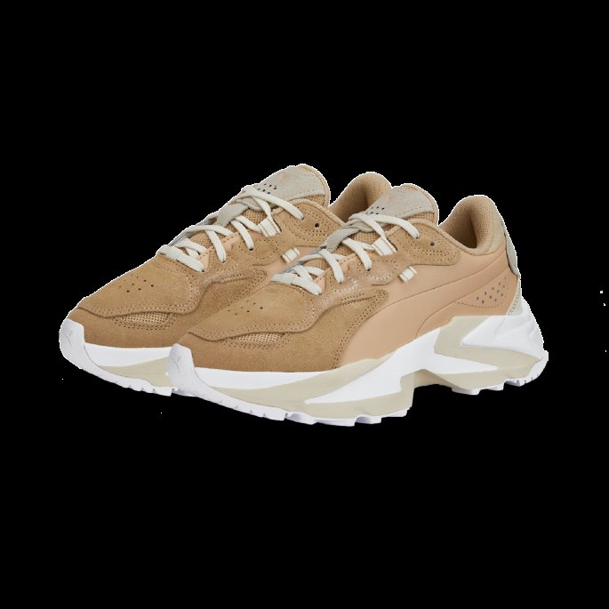 Orkid Joggesko Kvinner Puma På Tilbud Lys Sand-hvisker Hvit
