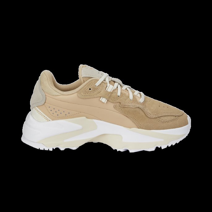 Orkid Joggesko Kvinner Puma På Tilbud Lys Sand-hvisker Hvit