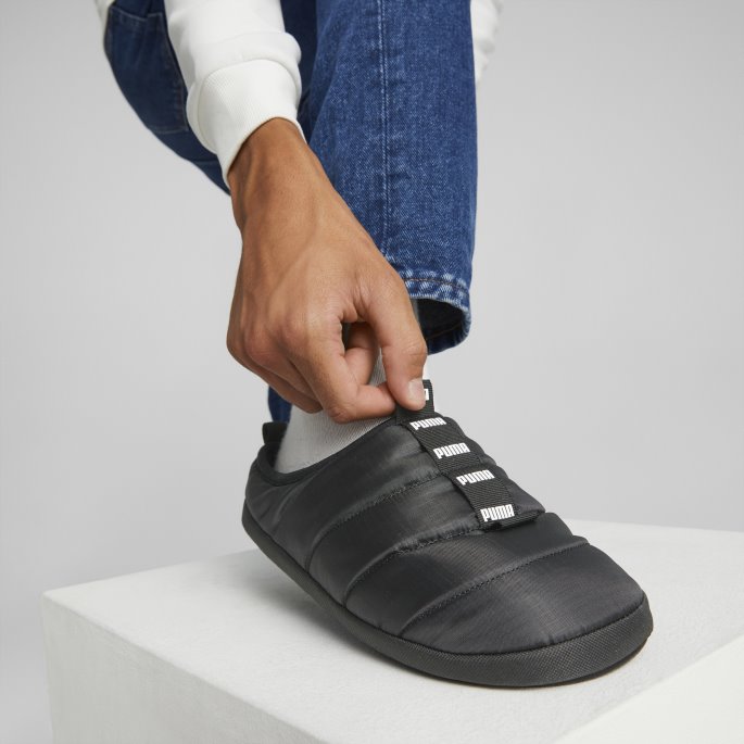 Scuff Tape Tøfler Svart-hvit Puma På Salg