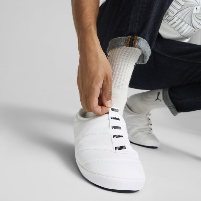Scuff Tape Tøfler Puma På Tilbud Hvit-svart
