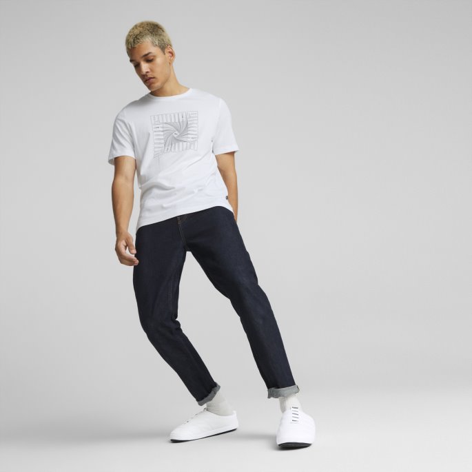 Scuff Tape Tøfler Puma På Tilbud Hvit-svart