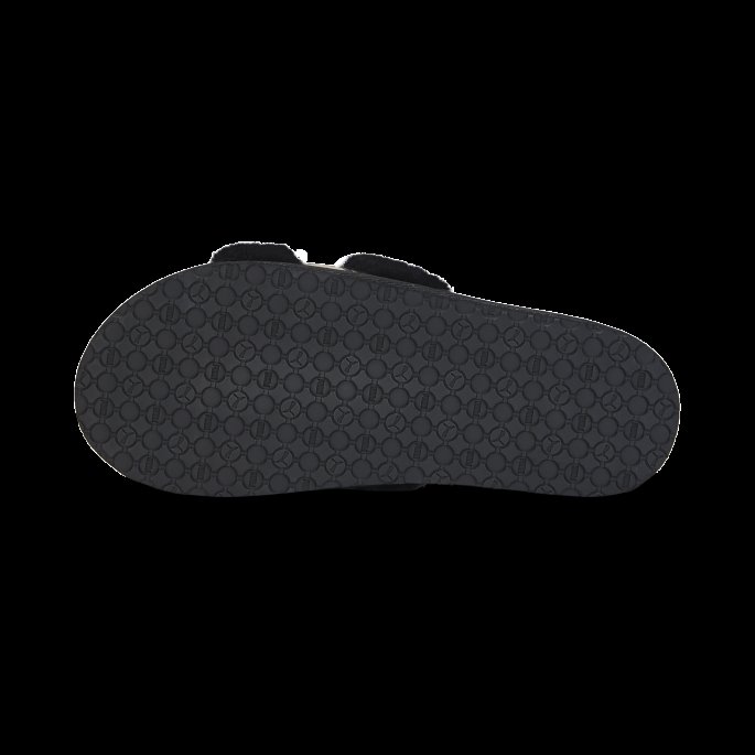 Black-team Gold Fluff Remix Metallic Slides For Kvinner Puma På Salg