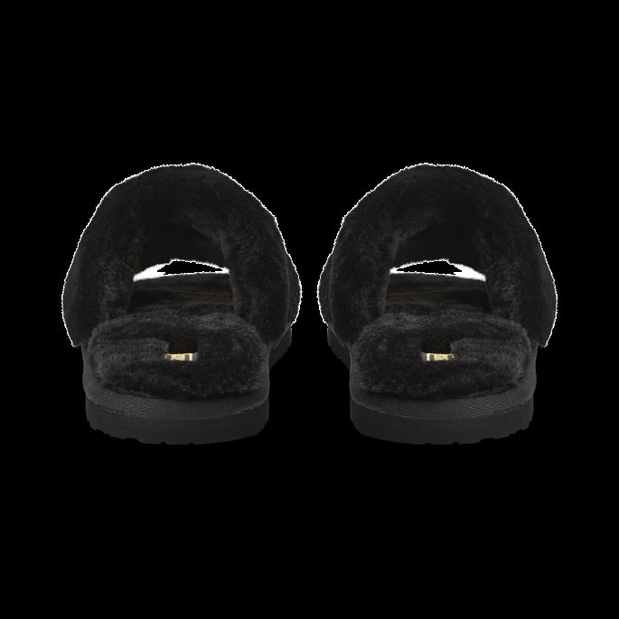 Black-team Gold Fluff Remix Metallic Slides Kvinner Puma På Salg
